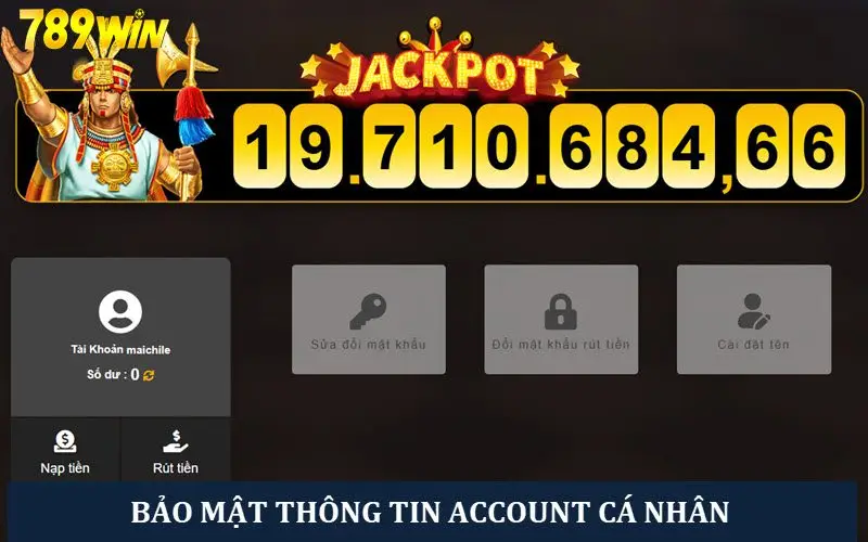 Tự có ý thức bảo mật account cá nhân