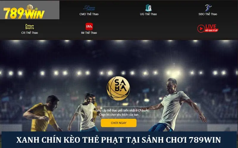 Các sảnh chơi kèo cược thẻ phạt tại 789win