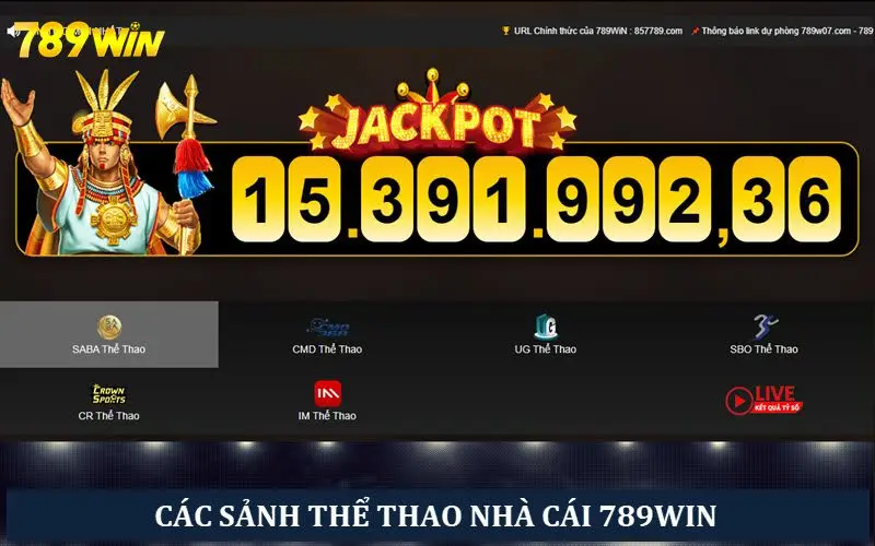 Các sảnh chơi Thể thao tại 789 win