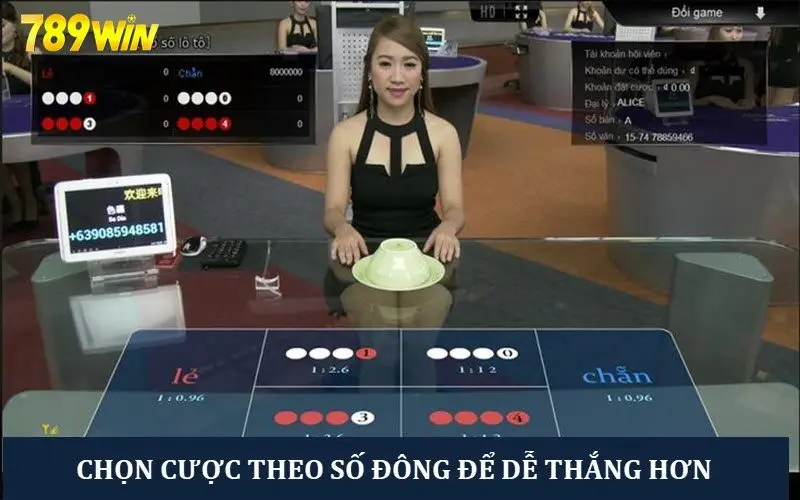 Lựa chọn cược theo số đông để nhanh thắng hơn