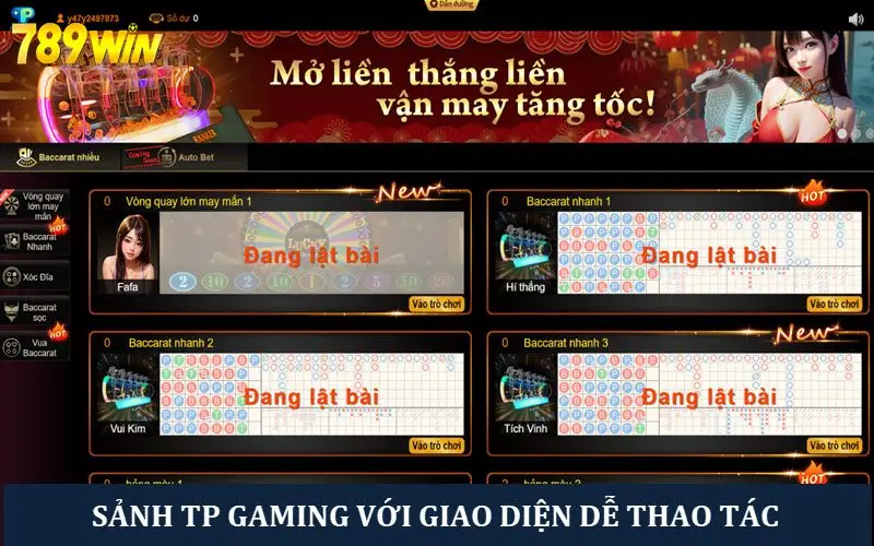 Trải nghiệm săn thưởng khủng tại TP Gaming